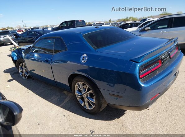 2C3CDZGG3MH543311 2021 DODGE CHALLENGER Blue უკანა სალონის ხედი