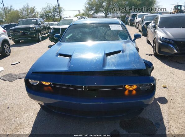 2C3CDZGG3MH543311 2021 DODGE CHALLENGER Blue წინა პანელის ხედი