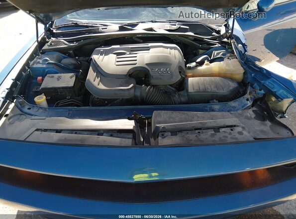 2C3CDZGG3MH543311 2021 DODGE CHALLENGER Blue უკანა ხედი