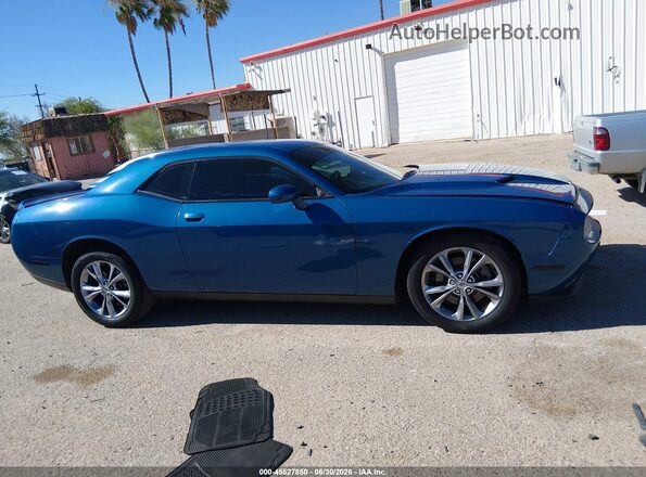 2C3CDZGG3MH543311 2021 DODGE CHALLENGER Blue ხელსაწყოთა პანელის ხედი