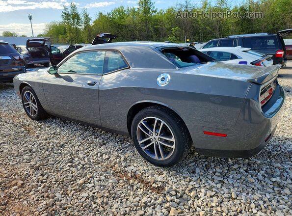 2C3CDZGG4KH709042 2019 DODGE CHALLENGER Gray Tył lewy