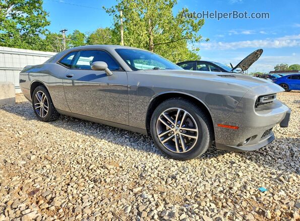 2C3CDZGG4KH709042 2019 DODGE CHALLENGER Gray Przód prawy