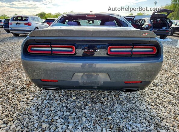 2C3CDZGG4KH709042 2019 DODGE CHALLENGER Gray Widok z tyłu