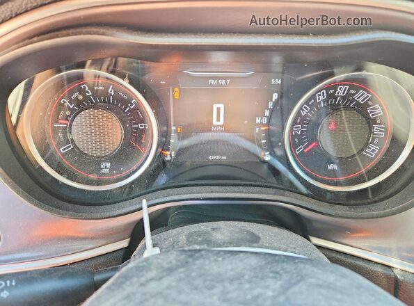 2C3CDZGG4KH709042 2019 DODGE CHALLENGER Gray Widok zestawu wskaźników