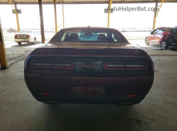 2C3CDZGG5LH170500 2020 DODGE CHALLENGER Maroon Вид ззаду