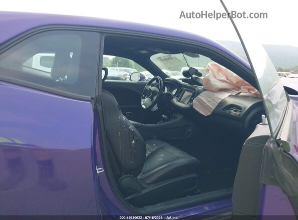2C3CDZGG5PH665706 2023 DODGE CHALLENGER Purple Front interior view