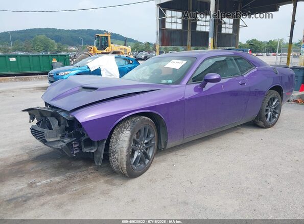 2C3CDZGG5PH665706 2023 DODGE CHALLENGER Purple Front left