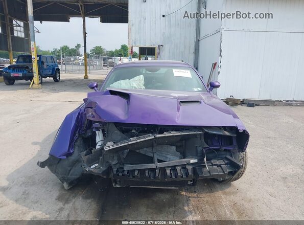 2C3CDZGG5PH665706 2023 DODGE CHALLENGER Purple Rear interior view