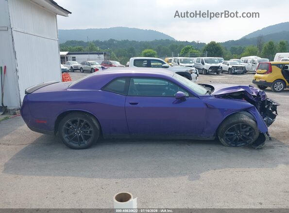 2C3CDZGG5PH665706 2023 DODGE CHALLENGER Purple 360 interior view