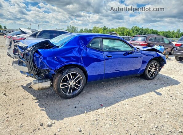 2C3CDZGG6KH629788 2019 DODGE CHALLENGER Blue Rear right