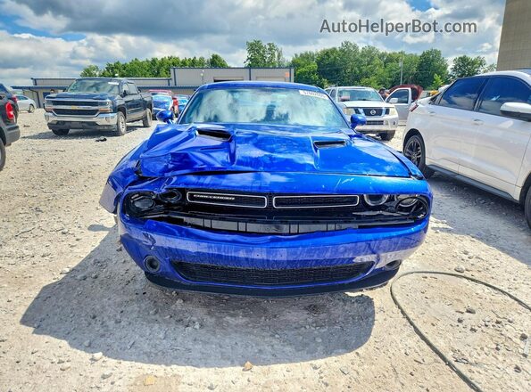 2C3CDZGG6KH629788 2019 DODGE CHALLENGER Blue Front view