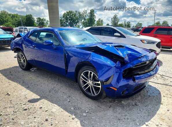 2C3CDZGG6KH629788 2019 DODGE CHALLENGER Blue Front right
