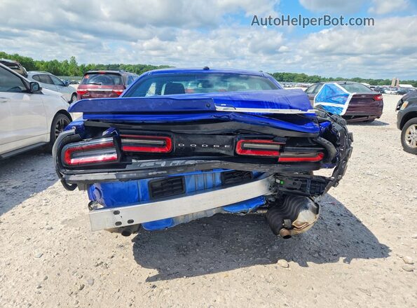 2C3CDZGG6KH629788 2019 DODGE CHALLENGER Blue Rear view