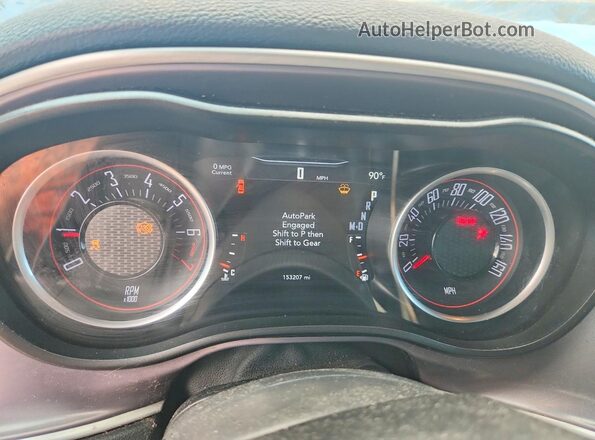 2C3CDZGG6KH629788 2019 DODGE CHALLENGER Blue Instrument cluster view