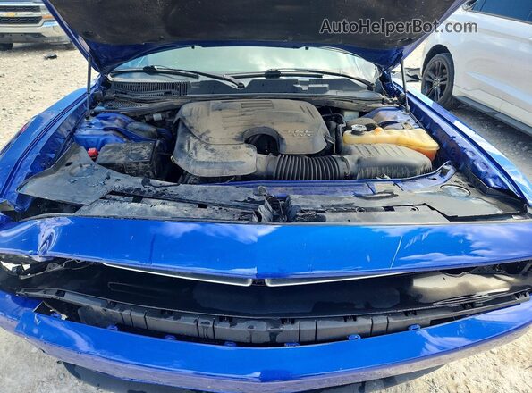 2C3CDZGG6KH629788 2019 DODGE CHALLENGER Blue Rear interior view