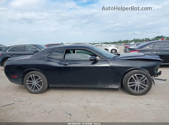 2C3CDZGG7KH526086 2019 DODGE CHALLENGER Black ხელსაწყოთა პანელის ხედი