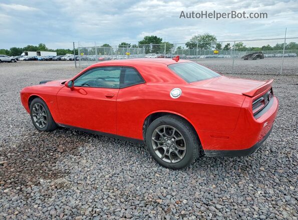 2C3CDZGG8HH629641 2017 DODGE CHALLENGER Red უკანა მარცხენა