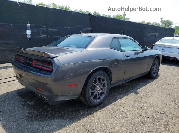 2C3CDZGG8JH162176 2018 DODGE CHALLENGER Gray უკანა მარჯვენა