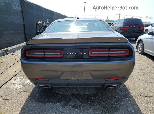 2C3CDZGG8JH162176 2018 DODGE CHALLENGER Gray უკანა ხედი