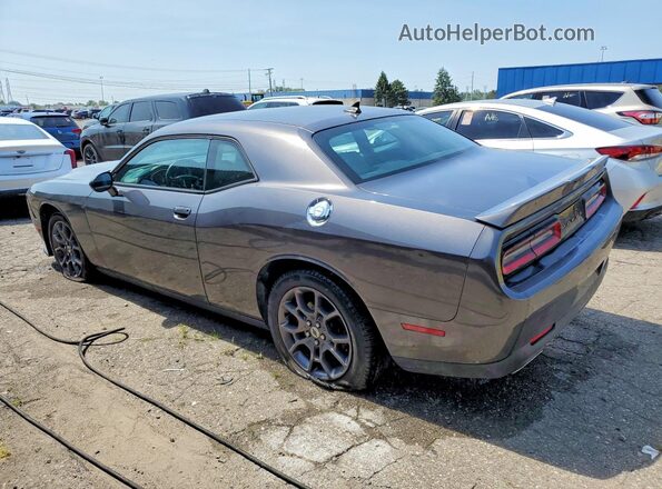 2C3CDZGG8JH162176 2018 DODGE CHALLENGER Gray უკანა მარცხენა