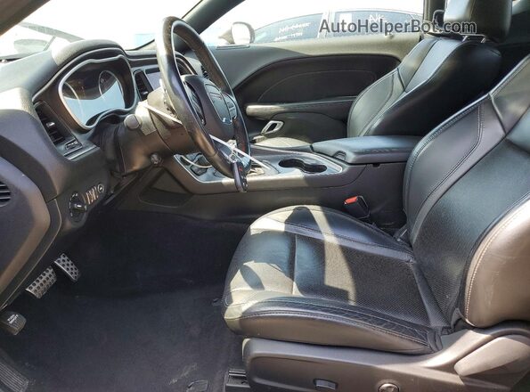 2C3CDZGG8JH162176 2018 DODGE CHALLENGER Gray წინა სალონის ხედი