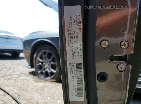 2C3CDZGG8JH162176 2018 DODGE CHALLENGER Gray ძრავის განყოფილების ხედი