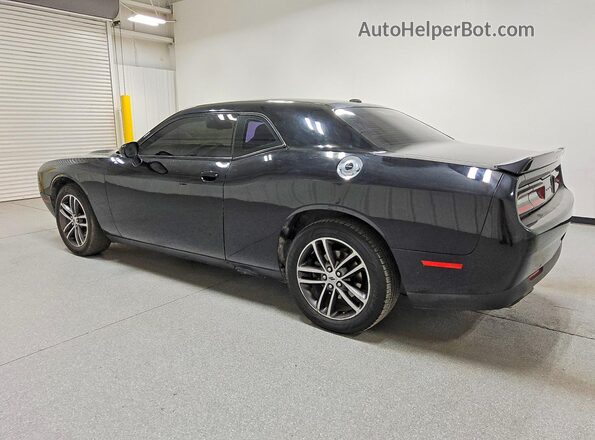 2C3CDZGG8KH607310 2019 DODGE CHALLENGER Черный Задняя левая четверть