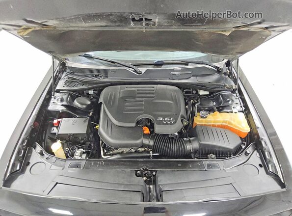 2C3CDZGG8KH607310 2019 DODGE CHALLENGER Черный Вид задней части салона