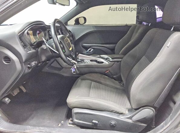2C3CDZGG8KH607310 2019 DODGE CHALLENGER Черный Вид салона спереди