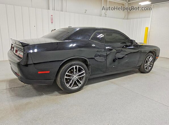2C3CDZGG8KH607310 2019 DODGE CHALLENGER Черный Задняя правая четверть
