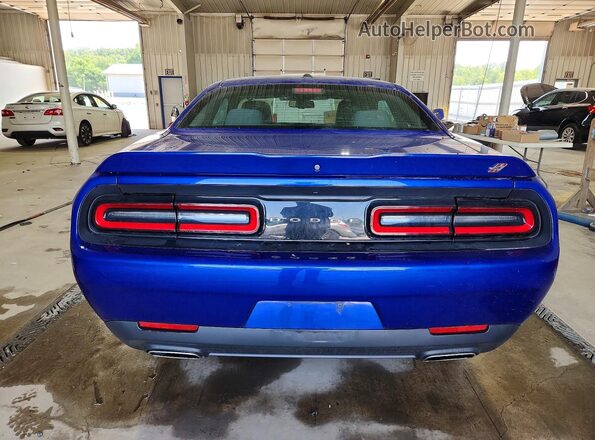 2C3CDZGG8KH684694 2019 DODGE CHALLENGER Blue Հետևի տեսք