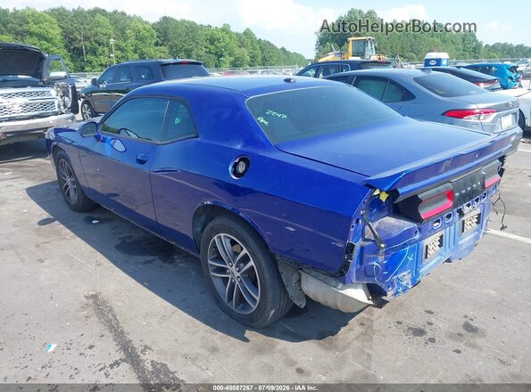 2C3CDZGG9KH607235 2019 DODGE CHALLENGER Blue Tył lewy