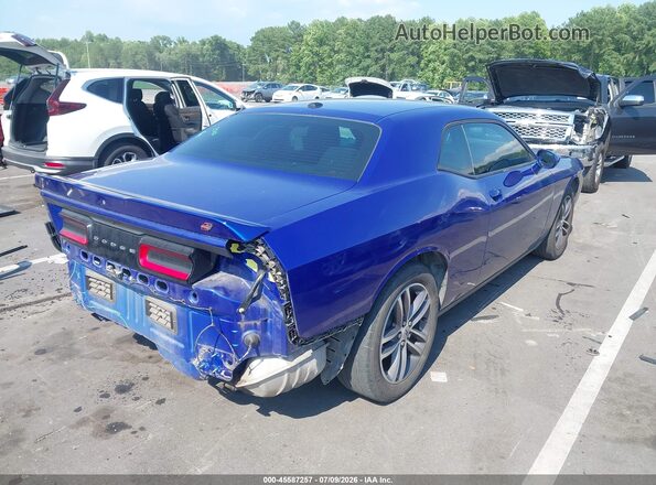2C3CDZGG9KH607235 2019 DODGE CHALLENGER Blue Tył prawy