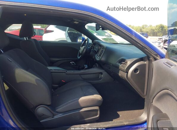 2C3CDZGG9KH607235 2019 DODGE CHALLENGER Blue Widok wnętrza z przodu