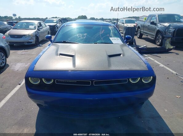 2C3CDZGG9KH607235 2019 DODGE CHALLENGER Blue Widok wnętrza z tyłu