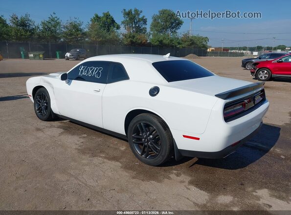 2C3CDZGGXKH547272 2019 DODGE CHALLENGER White Задня ліва чверть