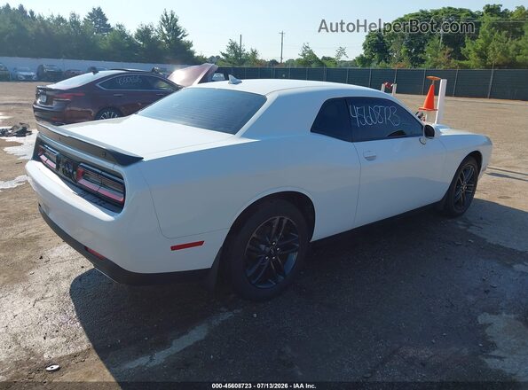 2C3CDZGGXKH547272 2019 DODGE CHALLENGER White Задня права чверть