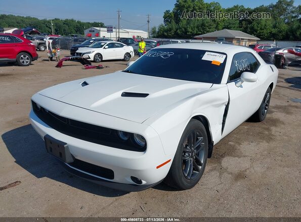 2C3CDZGGXKH547272 2019 DODGE CHALLENGER White Вид спереду