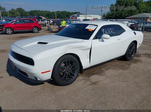2C3CDZGGXKH547272 2019 DODGE CHALLENGER White Передня ліва чверть