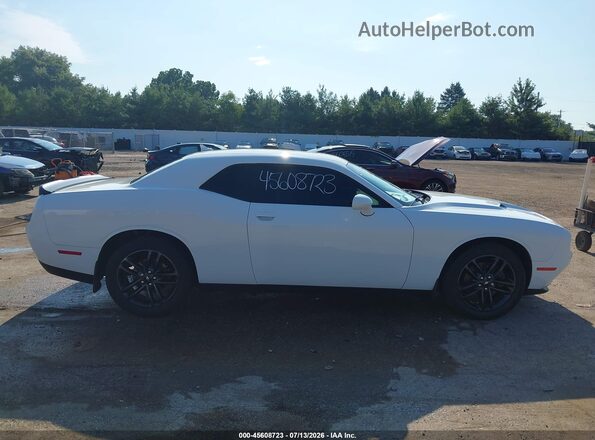 2C3CDZGGXKH547272 2019 DODGE CHALLENGER White Вид задньої частини салону