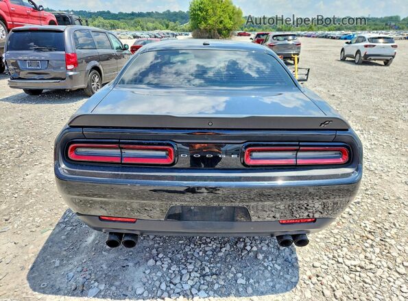 2C3CDZGGXKH595094 2019 DODGE CHALLENGER Black Rear view