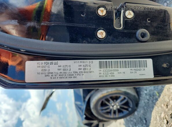 2C3CDZGGXKH595094 2019 DODGE CHALLENGER Black Engine compartment view