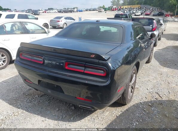 2C3CDZGGXKH656539 2019 DODGE CHALLENGER Black უკანა მარჯვენა