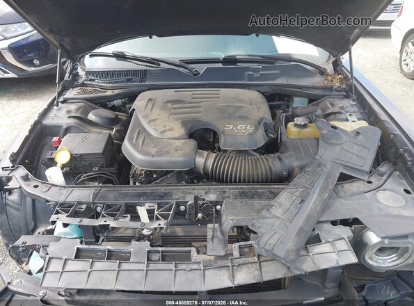 2C3CDZGGXKH656539 2019 DODGE CHALLENGER Black უკანა ხედი