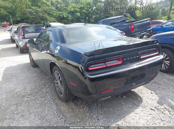 2C3CDZGGXKH656539 2019 DODGE CHALLENGER Black უკანა მარცხენა