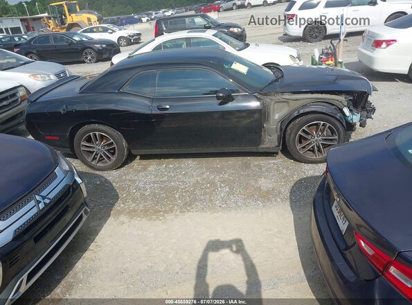 2C3CDZGGXKH656539 2019 DODGE CHALLENGER Black უკანა სალონის ხედი