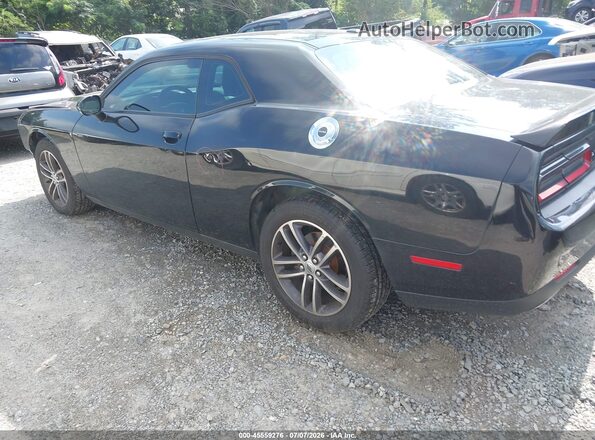 2C3CDZGGXKH656539 2019 DODGE CHALLENGER Black სალონის 360-გრადუსიანი ხედი