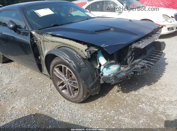2C3CDZGGXKH656539 2019 DODGE CHALLENGER Black წინა ხედი