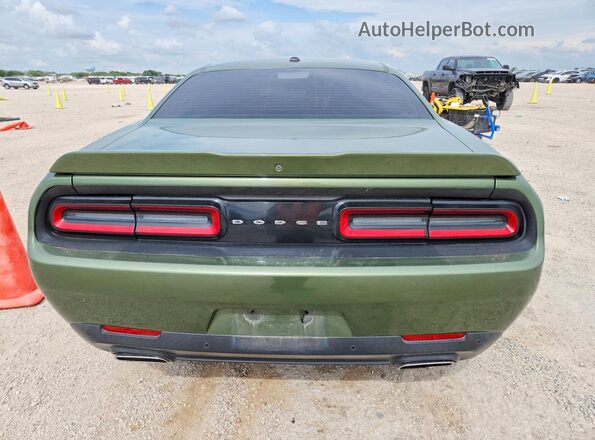 2C3CDZJG0KH611201 2019 DODGE CHALLENGER Green Вид ззаду