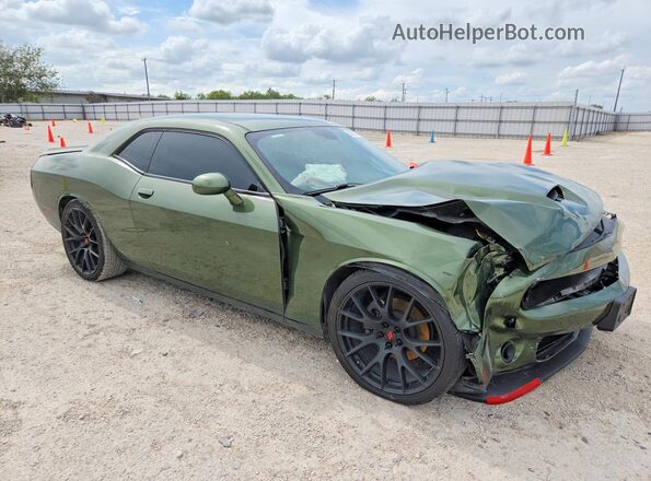 2C3CDZJG0KH611201 2019 DODGE CHALLENGER Green Передня права чверть
